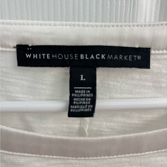 White Button-Shoulder Top - Picture 2 of 2